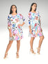Beyond Travel 3/4 Sleeves Knee length Midi Dress - D2077